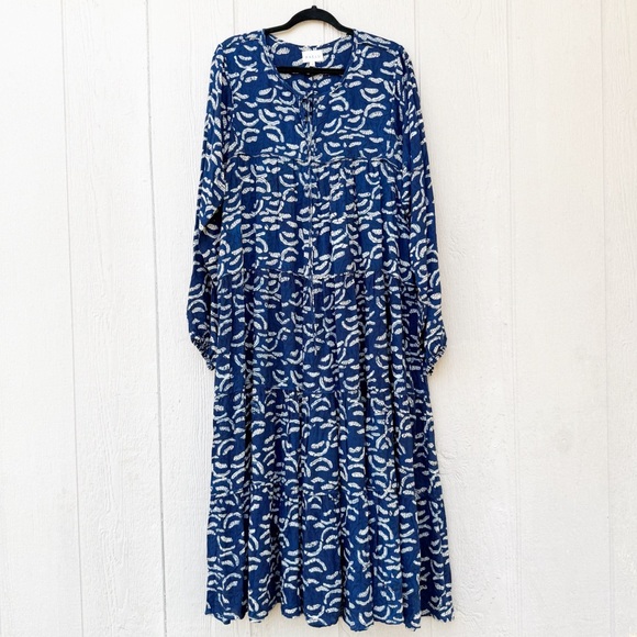 Maelu Willow Modal Midi Dress in Etta Print NWT Size Medium - Picture 1 of 5